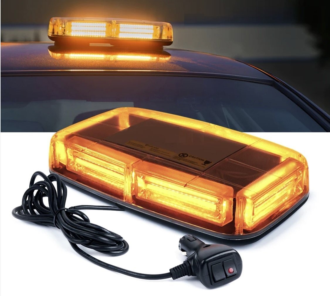 Security Vehicle Roof Top Strobe Lights AAA Security Guard Services